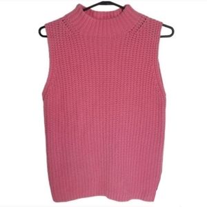 Stardom by Non-Fiction Pink Sweater Vest Ladies Size Medium